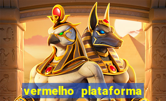 vermelho plataforma de jogos